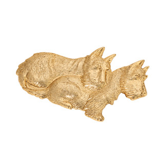 Thumbnail 1: 1928 Jewelry Two Terriers Dogs Pin 