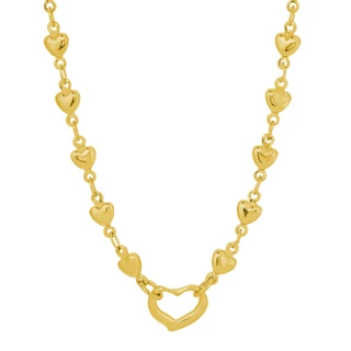 Thumbnail 1: 1928 Jewelry Heart Chain Charm Holder 
