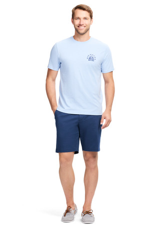 Thumbnail 5: IZOD Men's Saltwater 9.5" Flat Front Chino Short 