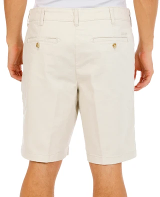 Thumbnail 4: IZOD Men's Saltwater 9.5" Flat Front Chino Short 