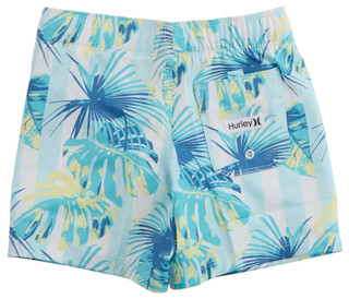Thumbnail 2: Hurley Little Boys Palm Print Swim Shorts 