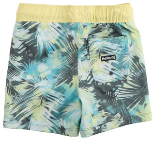 Thumbnail 2: Hurley Little Boys Palm Print Swim Shorts 
