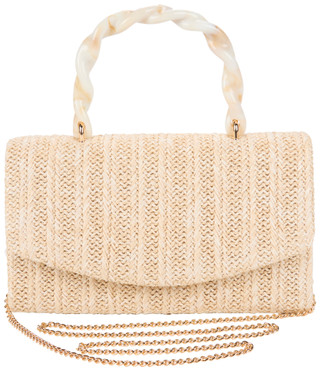 Thumbnail 1: D'Margeaux Woven Straw Top Handle Satchel 