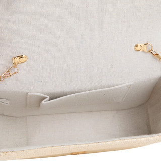 Thumbnail 4: D'Margeaux Floral Woven Satchel with Bamboo Handle 