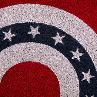 Thumbnail 2: Stitch & Weft 20x32 Americana Bunting Doormat 