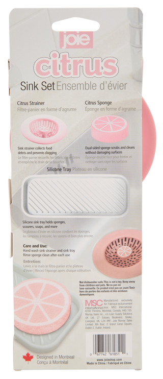 Thumbnail 2: Joie 3 Pc Strainer, Sponge & Tray Set 