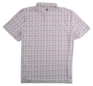 Thumbnail 3: FLAG & ANTHEM Men's Short Sleeve Americana Performance Polo Shirt 