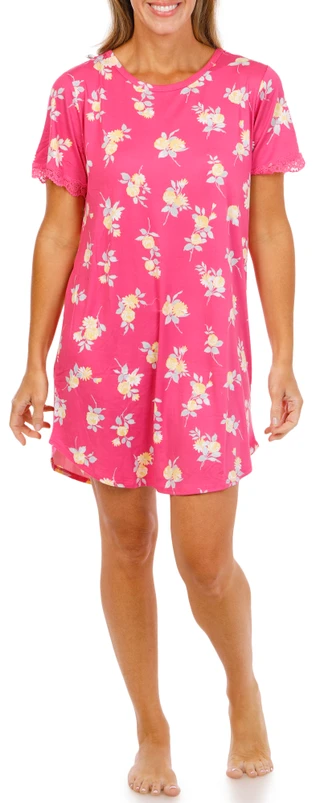 Thumbnail 4: FLORA NIKROOZ Women's Short Sleeve Sleepshirt 