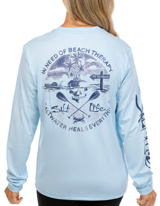Thumbnail 1: Salt Life Women's Outdoor Escape To Paradise Performance Top 
