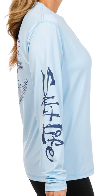 Thumbnail 3: Salt Life Women's Outdoor Escape To Paradise Performance Top 