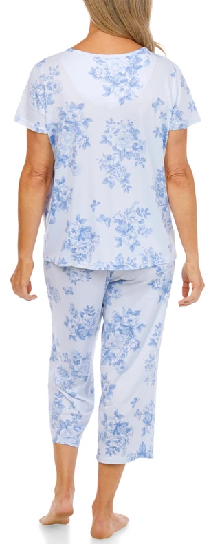 Thumbnail 4: Laura Ashley Women's 2 Pc Pajama Pants Set 