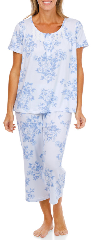 Thumbnail 1: Laura Ashley Women's 2 Pc Pajama Pants Set 
