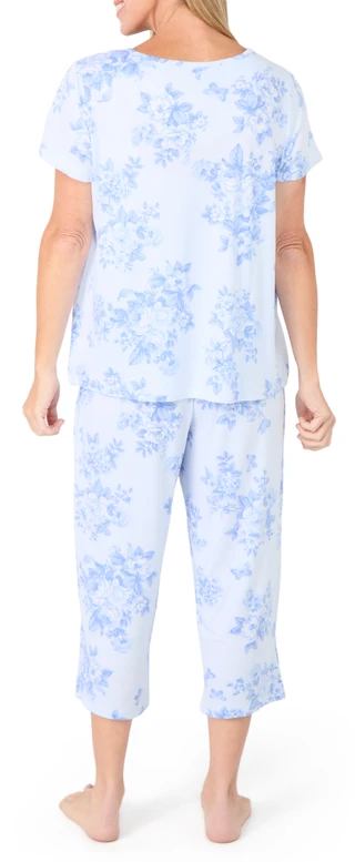 Thumbnail 6: Laura Ashley Women's 2 Pc Pajama Pants Set 