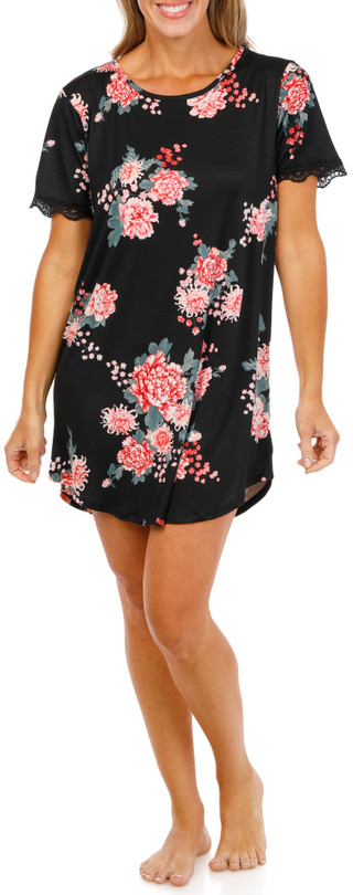 Thumbnail 3: FLORA NIKROOZ Women's Short Sleeve Sleepshirt 