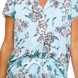 Thumbnail 3: Tahari Women's 2 Pc Pajama Shorts Set 