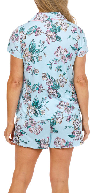 Thumbnail 4: Tahari Women's 2 Pc Pajama Shorts Set 