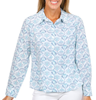 Thumbnail 3: REEL LEGENDS Petite Outdoor Wayfinder Woven Button Front Shirt 