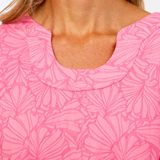 Thumbnail 3: Ruby Road Women's 3/4 Sleeve Textured Tonal Top 