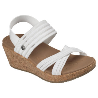 Thumbnail 1: Skechers Womens Arch Fit Beverlee 2.0 Wedge Sandals 