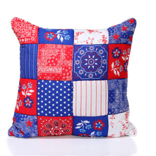 Thumbnail 1: Studio Curate 20x20 Americana Patchwork Pillow 