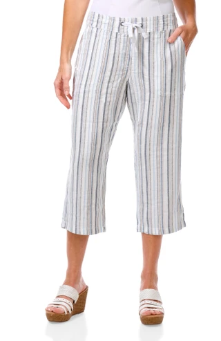 Thumbnail 1: Dash Women's 4 Pocket Linen Capris 