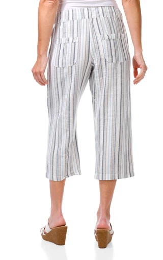 Thumbnail 2: Dash Women's 4 Pocket Linen Capris 
