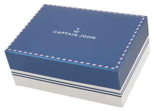 Thumbnail 2: Captain John Men's Watch, Sunglasses & Keychain Set 