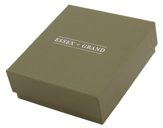 Thumbnail 2: Essex + Grand  Men's 2 Tone Stainless steel American Flag Dogtag Necklace 