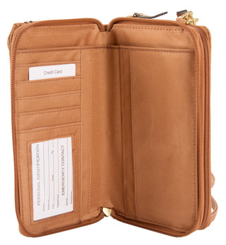 Thumbnail 2: Bueno Buckle Detail 3 Section Wallet On A String 
