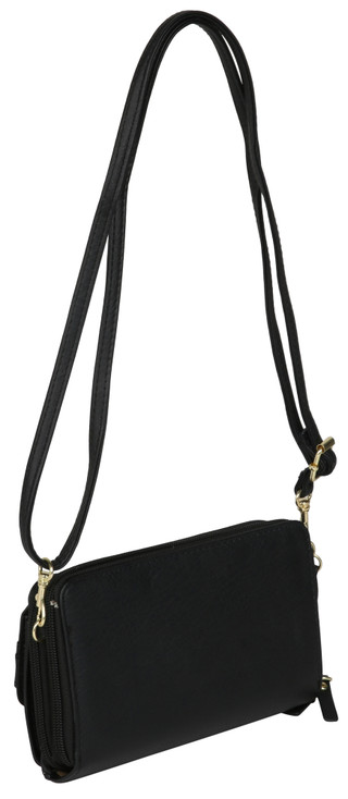 Thumbnail 2: Bueno Buckle Detail 3 Section Wallet On A String 