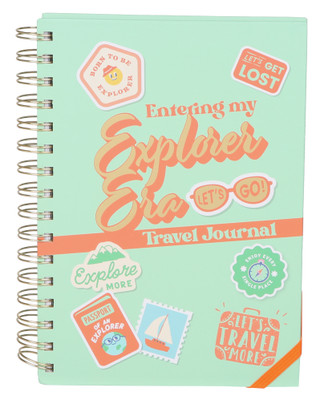 Thumbnail 1: Scribble & Scribe Explorer Era Chunky Spiral Bound Travel Journal 