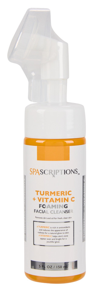 Thumbnail 1: SPASCRIPTIONS 5 oz Turmeric + Vitamin C Foaming Facial Cleanser  