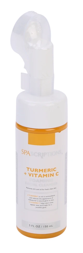 Thumbnail 1: SPASCRIPTIONS 5 oz Turmeric + Vitamin C Foaming Facial Cleanser  