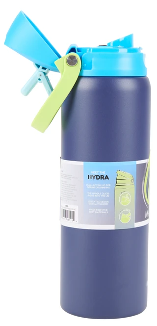 Thumbnail 2: Manna 32 oz Stainless Steel Dual-Action Water Bottle 