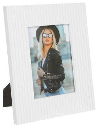 Thumbnail 1: Lawrence Frames 5x7 Slatted Picture Frame 