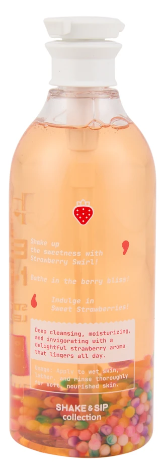 Thumbnail 2: Hot Rose 33.8 oz Bubble Tea Strawberry Lemonade Cleansing Body Wash 