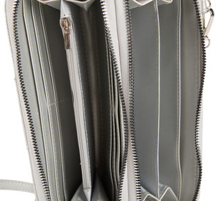 Thumbnail 2: ADRIENNE VITTADINI Crossbody Double Wallet with Strap 