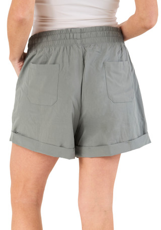 Thumbnail 2: APANA Women's 4 Pocket Drawstring Cuffed Shorts 