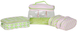 Thumbnail 2: The Creme Shop 4 Pc Travel Cosmetic Bag Set 