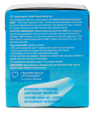Thumbnail 3: NEUTROGENA Hydro Boost Water Gel Moisturizer with Hyaluronic Acid, 1.7 oz 
