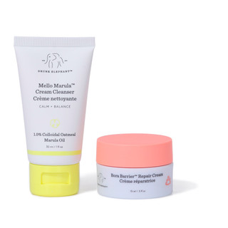 Thumbnail 2: DRUNK ELEPHANT 2-Piece Mello Marula Cleanser & Bora Barrier Moisture Duo 