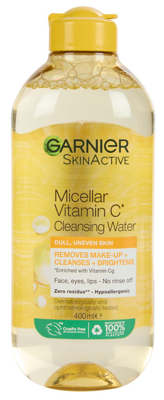 Thumbnail 1: GARNIER SkinActive Micellar Vitamin C Cleansing Water, 13.5 oz 