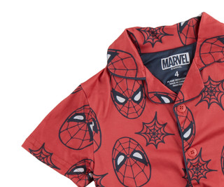 Thumbnail 2: Marvel Little Boys 2 Pc Spider-Man Pajama Shorts Set 