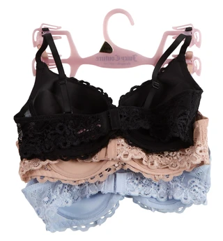 Thumbnail 2: Juicy Couture Juniors 3 Pk Push-Up Bras 