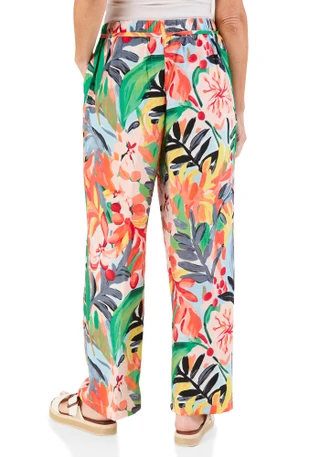 Thumbnail 2: Hope & Harlow Women's Wide Leg Print Pants 
