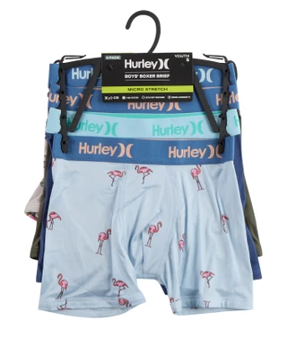 Thumbnail 1: Hurley Little Boys 4 Pk Micro Stretch Boxer Briefs 