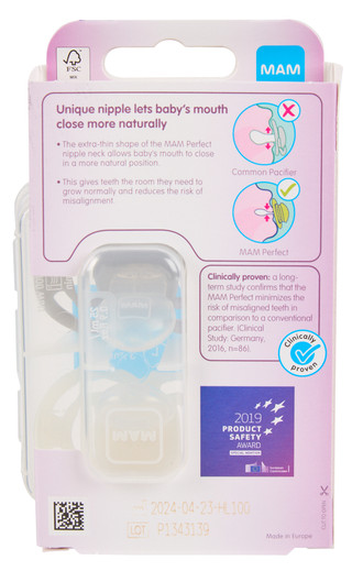 Thumbnail 2: MAM 2 Pk Perfect Night Pacifiers 