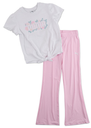 Thumbnail 1: Puma Girls Active 2 Pc Pants Set 