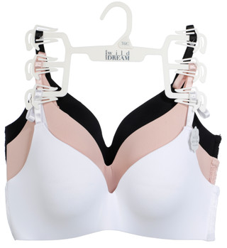 Thumbnail 1: Wild Dream by Rene Rofe Women's 3 Pk Lace Back Bras 