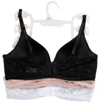 Thumbnail 2: Wild Dream by Rene Rofe Women's 3 Pk Lace Back Bras 